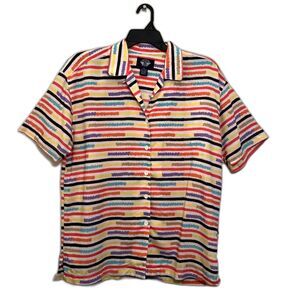 Dockers x Levi’s VTG 90s Rainbow Stripe Single Stitch Oversize Button Down-